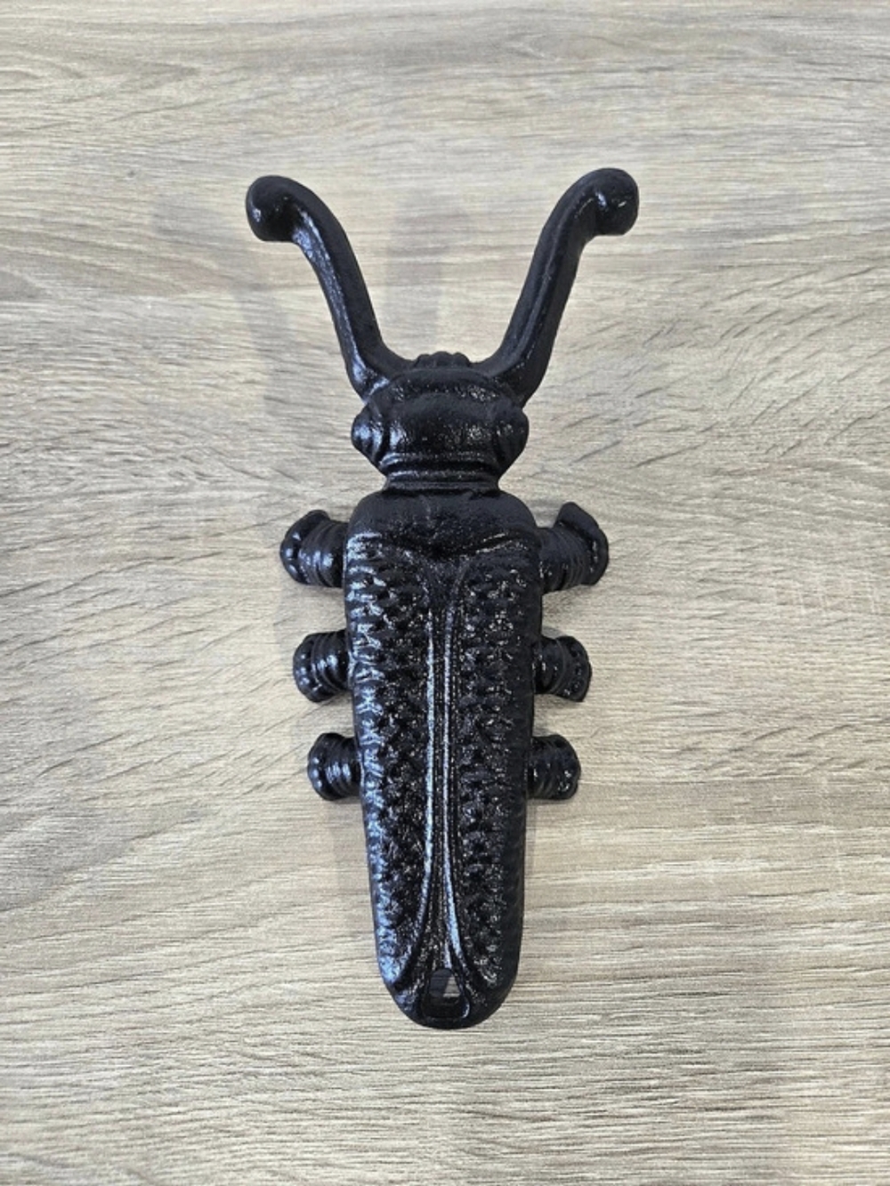 Vintage Cast Iron Beetle Boot Jack Heavy Duty Bug Scarab Shoe Puller Doorstop
